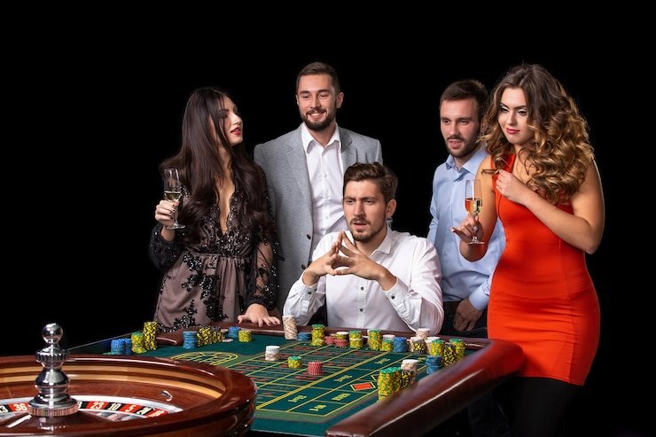 Layar aplikasi jeruk slot menampilkan meja live dealer dengan dealer profesional dan antarmuka permainan